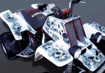 Head Creeps Weiß für Yamaha Banshee YFZ 350